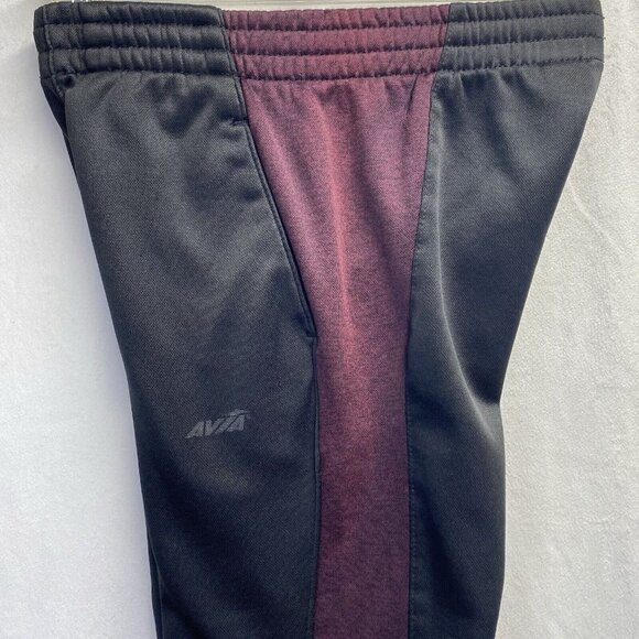 Avia Athletic Drawstring Waist Jogger Pants Boys Small (8) Black Side Pockets - Picture 12 of 16